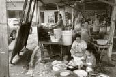 A restaurant kitchen in Kuala Selangor. Seafod in Kuala Selangor is among the best one can find anywhere.